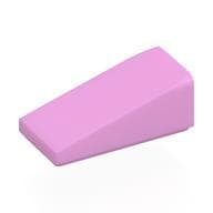 Brick Sloped 18° 2 x 1 x 2/3 em Rosa vivo
