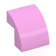 Brick Curved 2 x 2 x 1 2/3 em Rosa vivo