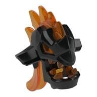 Head Special, Monster with Spikes, Trans-Orange Pattern