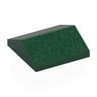 Brick Sloped 33° 2 x 2 Double em Verde escuro