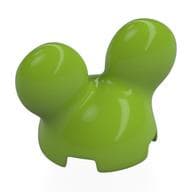 Brick Round, 2 x 2 x 2 with Mickey Mouse Ears em Verde-limão