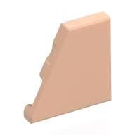 Wedge Tile 2 x 2 Left em Nougat claro