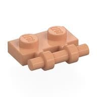 Plate Special 1 x 2 Side Handle [Free Ends] em Nougat