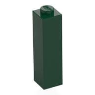 Brick 1 x 1 x 3 em Verde escuro