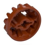 Technic Gear 14 Tooth Bevel with Axle Hole em Laranja escuro
