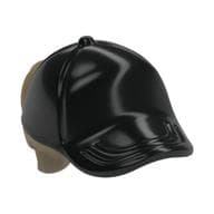 Hair and Hat / Cap, Ponytail Dark Tan Print
