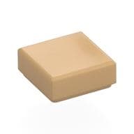 Tile 1 x 1 with Groove em Bege quente