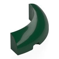 Brick Round Corner 4 x 4 x 1 em Verde escuro