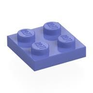 Plate 2 x 2 em Violeta azul