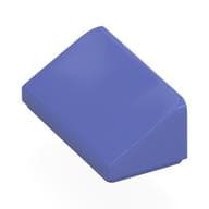 Brick Sloped 30° 1 x 2 x 2/3 em Violeta azul