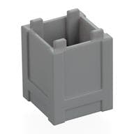 Container Box 2 x 2 x 2 - Top Opening em Cinza azulado claro
