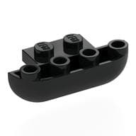 Brick Round, Curved Inverted Triple 1 x 3 x 1 with 1 x 2 Extension