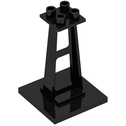 Support 4 x 4 x 5 Stanchion, Tall Studs