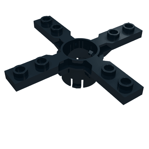 Technic Propeller 4 Blade 7 Stud Diameter with Square Ends