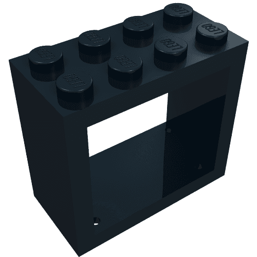 Window 2 x 4 x 3 Frame with Solid Studs