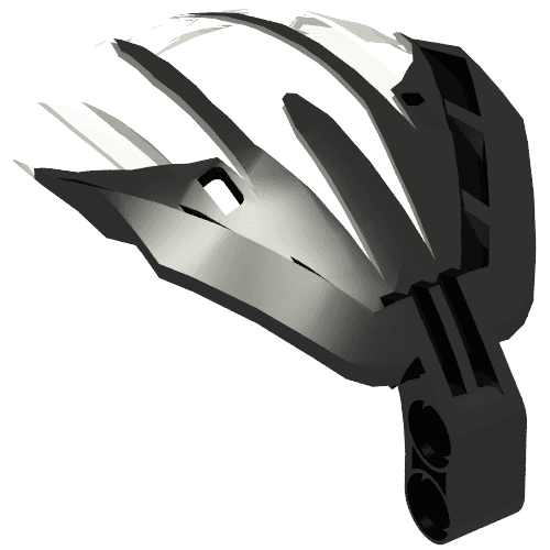Windscreen Bohrok 4 x 5 x 7 Marbled Trans-Clear Pattern
