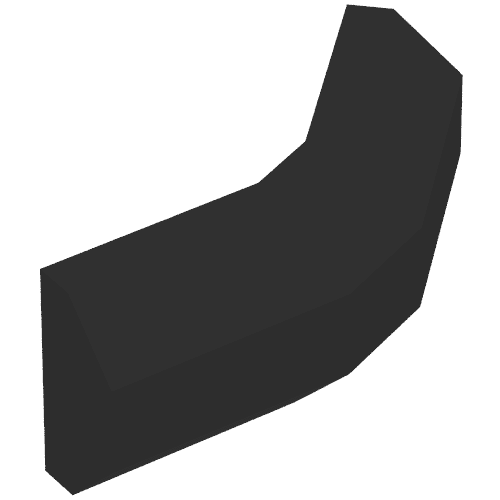 Technic Rubber Bumper Angled 2 x 2 - 2 x 2