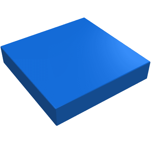 Tile 2 x 2 without Groove em Azul