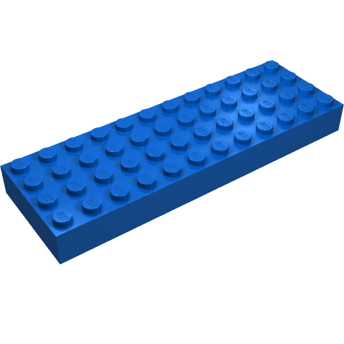 Brick 4 x 12 em Azul