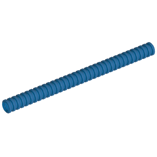 Hose, Ribbed 7mm D. 11L / 8.8cm em Azul