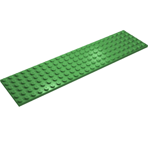Plate 6 x 24 em Verde vivo