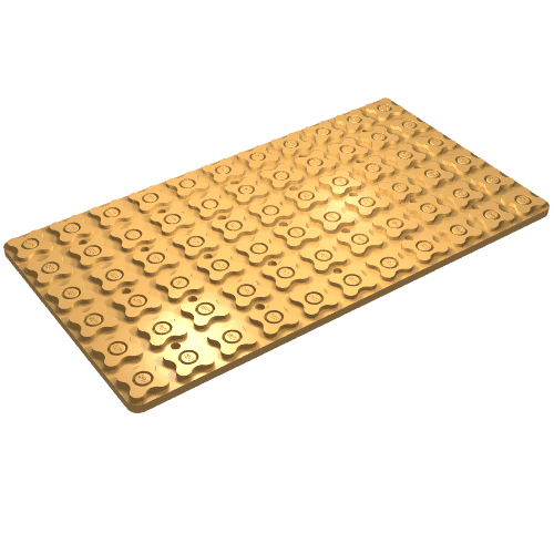 Scala, Baseplate 12 x 22 em Laranja claro