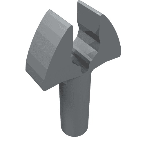 Bar 1L with Clip em Cinza claro perolado