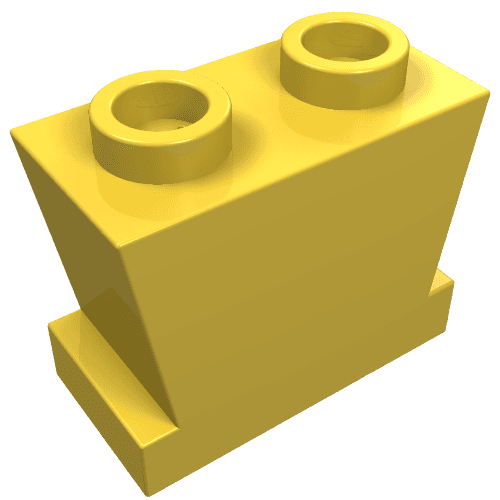Brick 1 x 2 Tapered (Legs Old)