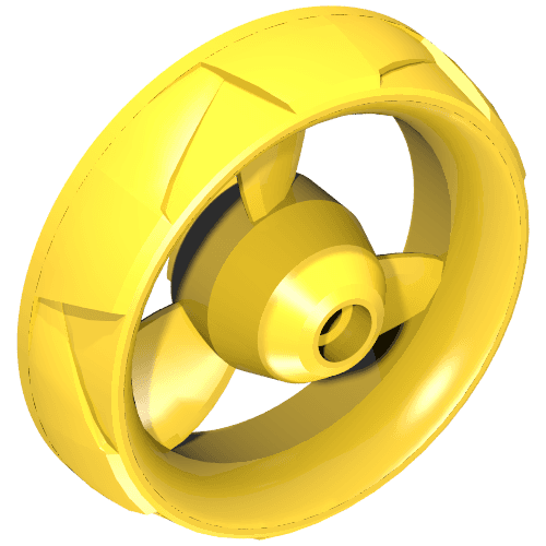 Wheel 68mm Znap Propeller (9 x 2) em Amarelo