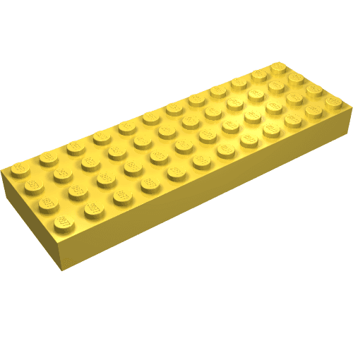 Brick 4 x 12 em Amarelo