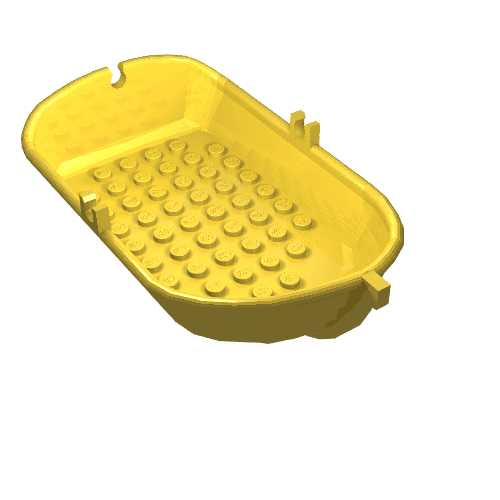 Boat / Rowing Boat, Fabuland em Amarelo