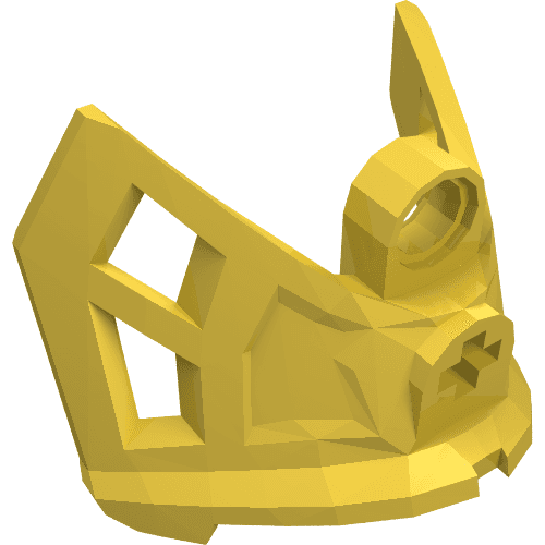 Large Figure Leg Cover, Armor, Shin / Ankle Guard em Amarelo