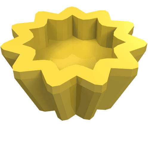 Equipment Cupcake Holder [Kitchen Implements Kit] em Amarelo
