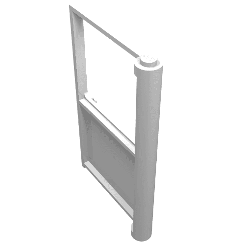 Door 1 x 6 x 8 Left em Branco