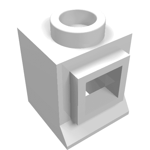 Window 1 x 1 x 1 Classic with Short Sill, No Glass