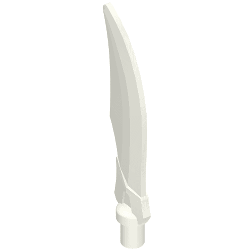 Weapon Sword Curved Blade with Bar