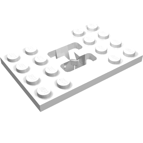 Technic Stick Shift Plate em Branco