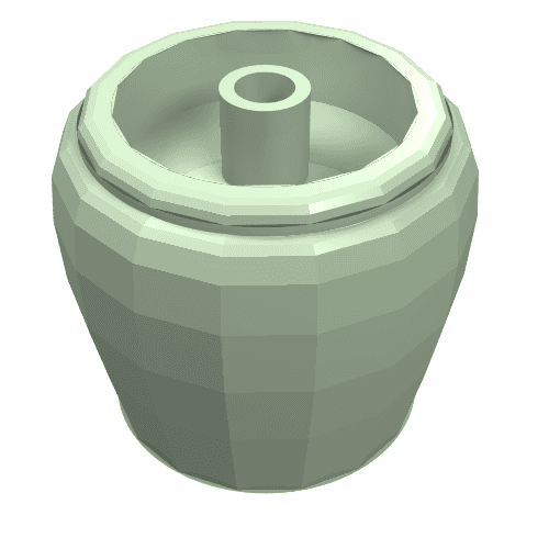 Belville / Scala, Equipment Flower Pot em Verde claro