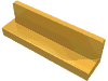 Panel 1 x 4 x 1 with Rounded Corners [Thick Wall] em Laranja vivo claro