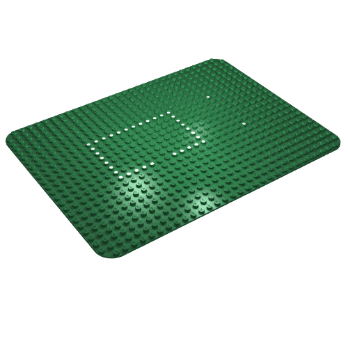 Baseplate 24 x 32 with Rounded Corners and Dots Print [346-2]