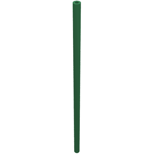Hose Rigid 3mm D. 12L / 9.6cm em Verde