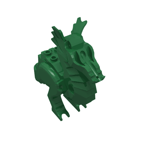 Creature Body Part, Dragon Body [Plain] em Verde