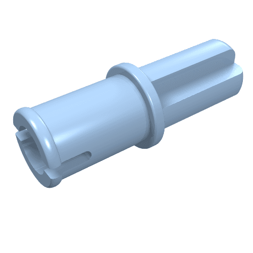 Technic Axle Pin without Friction Ridges Lengthwise em Azul vivo claro