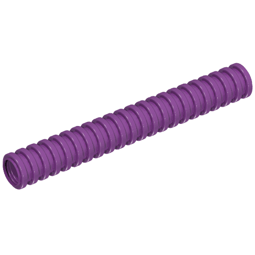 Hose, Ribbed 7mm D. 7L / 5.6cm em Roxo