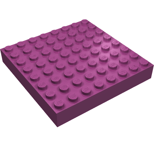 Brick 8 x 8 em Magenta
