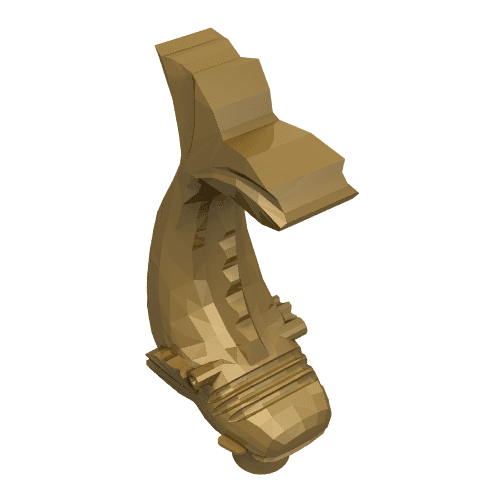 Animal, Fish, Ornamental em Dourado perolado