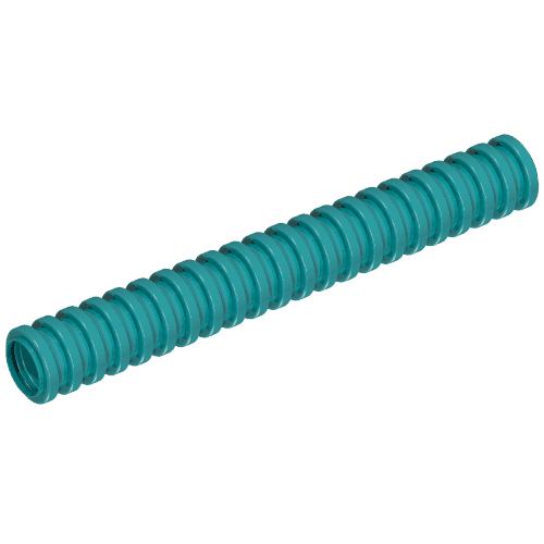 Hose, Ribbed 7mm D. 7L / 5.6cm em Turquesa escuro