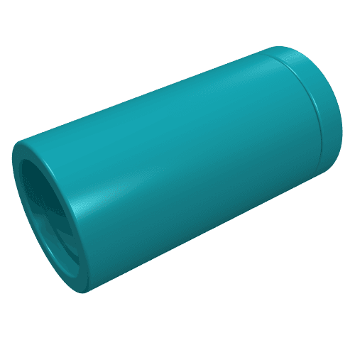 Technic Pin Connector Round [No Slot] em Turquesa escuro