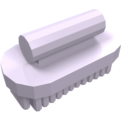 Equipment Animal Grooming Kit Brush Oval, Large em Lavanda