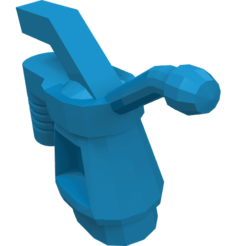 Tool Oil Can [Ribbed Handle] em Celeste escuro
